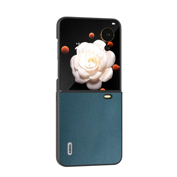 For Honor Magic V Flip ABEEL Genuine Leather Xiaoya Series Phone Case