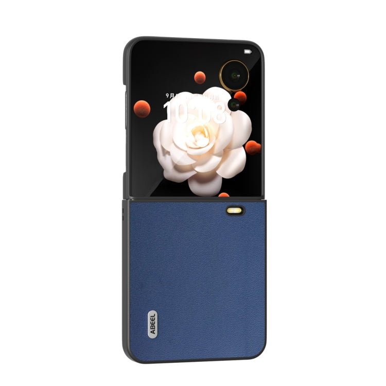 For Honor Magic V Flip ABEEL Genuine Leather Xiaoya Series Phone Case