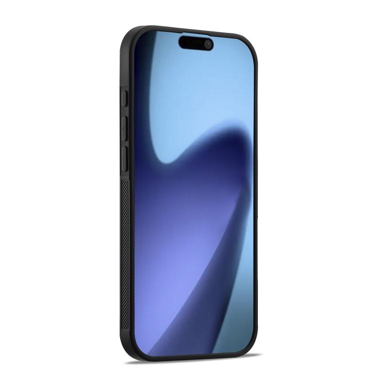 For iPhone Air LC.IMEEKE 3 in 1 Carbon Fiber Texture Shockproof Phone Case - Black