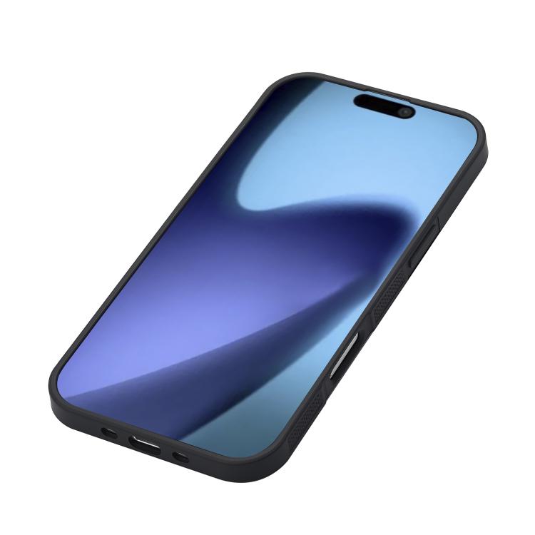 For iPhone Air LC.IMEEKE 3 in 1 Carbon Fiber Texture Shockproof Phone Case - Black