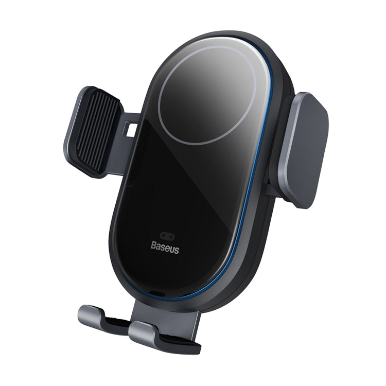 Baseus LightChaser 15W Wireless Charging Electric Air Outlet Car Mount(Black)