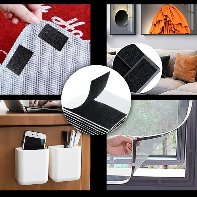 2.5cm Nylon Garment Textile Accessories With Double Sided Adhesive Hook and Loop Fastener