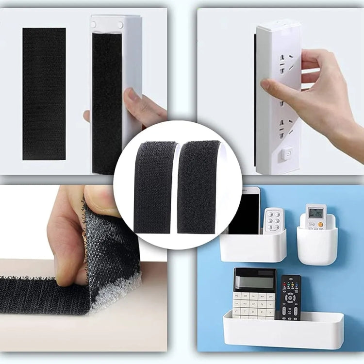 2.5cm Nylon Garment Textile Accessories With Double Sided Adhesive Hook and Loop Fastener