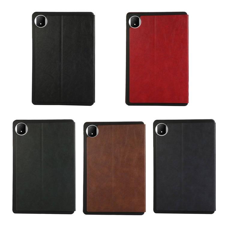 For Xiaomi Redmi Pad SE 8.7 4G Simple Crazy Horse Leather Tablet Case