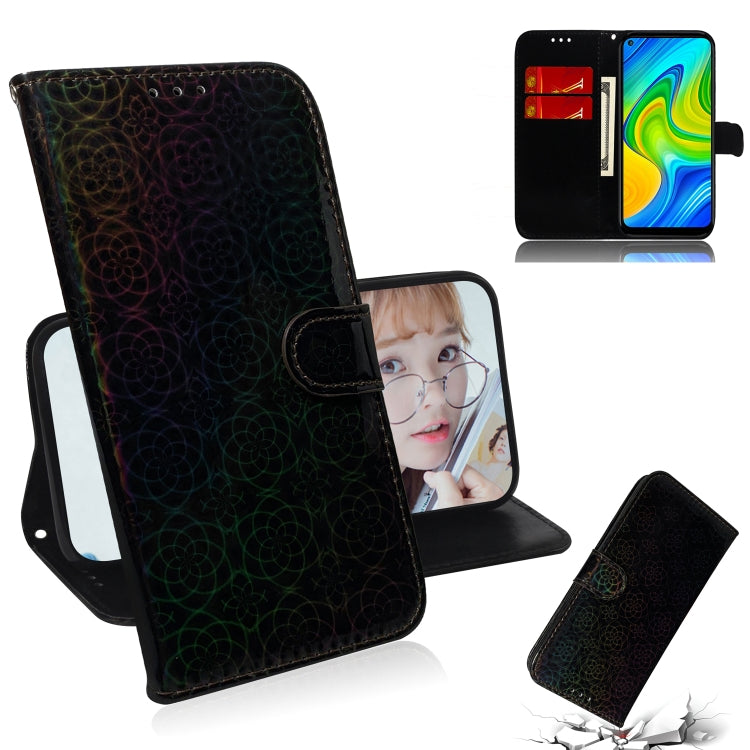 For Xiaomi Redmi Note 9 / 10X 4G Solid Color Colorful Magnetic Buckle Horizontal Flip PU Leather Case with Holder & Card Slots & Wallet & Lanyard