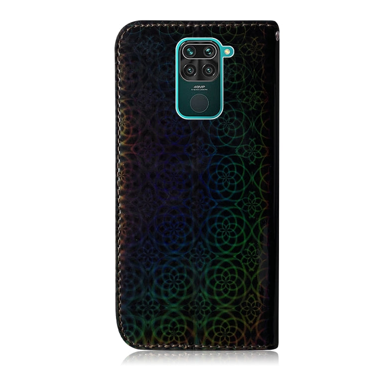 For Xiaomi Redmi Note 9 / 10X 4G Solid Color Colorful Magnetic Buckle Horizontal Flip PU Leather Case with Holder & Card Slots & Wallet & Lanyard