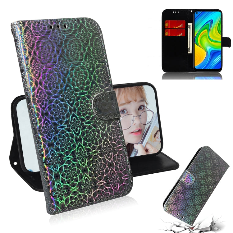 For Xiaomi Redmi Note 9 / 10X 4G Solid Color Colorful Magnetic Buckle Horizontal Flip PU Leather Case with Holder & Card Slots & Wallet & Lanyard