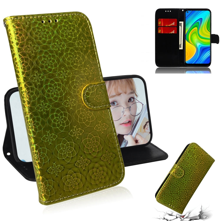 For Xiaomi Redmi Note 9 / 10X 4G Solid Color Colorful Magnetic Buckle Horizontal Flip PU Leather Case with Holder & Card Slots & Wallet & Lanyard
