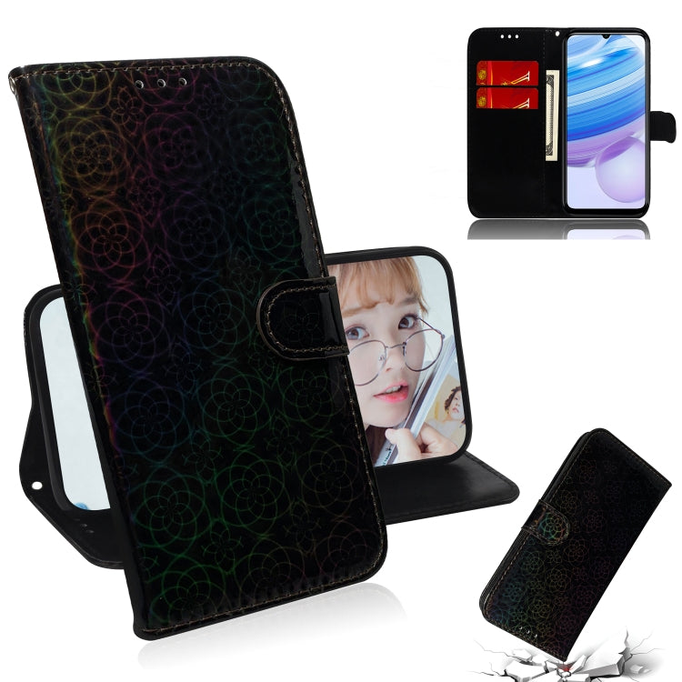For Xiaomi Redmi 10X 5G Solid Color Colorful Magnetic Buckle Horizontal Flip PU Leather Case with Holder & Card Slots & Wallet & Lanyard