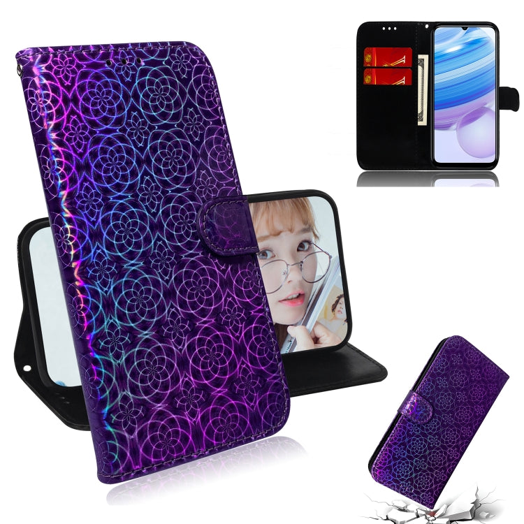 For Xiaomi Redmi 10X Pro 5G Solid Color Colorful Magnetic Buckle Horizontal Flip PU Leather Case with Holder & Card Slots & Wallet & Lanyard