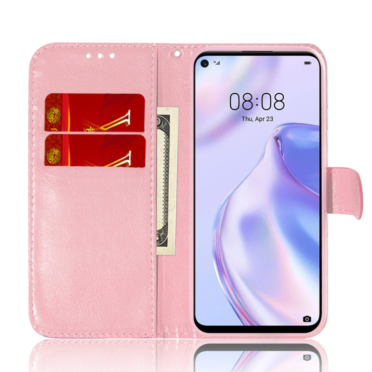 For Huawei P40 lite 5G Solid Color Colorful Magnetic Buckle Horizontal Flip PU Leather Case with Holder & Card Slots & Wallet & Lanyard