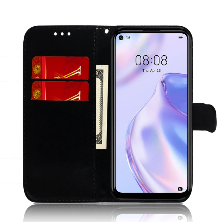 For Huawei P40 lite 5G Solid Color Colorful Magnetic Buckle Horizontal Flip PU Leather Case with Holder & Card Slots & Wallet & Lanyard