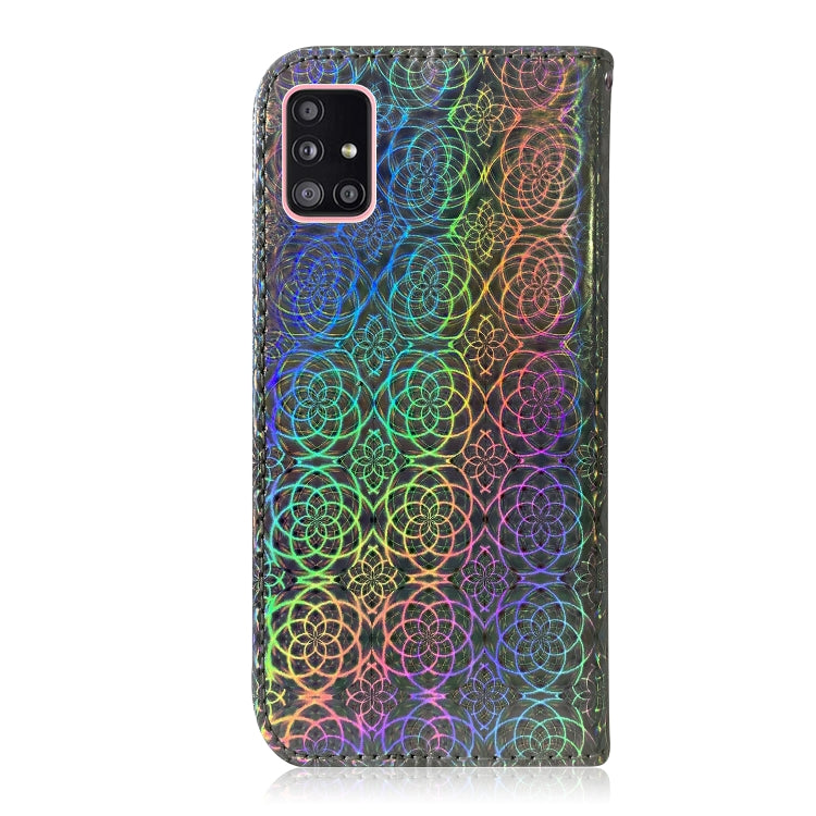 For Samsung Galaxy A51 5G Solid Color Colorful Magnetic Buckle Horizontal Flip PU Leather Case with Holder & Card Slots & Wallet & Lanyard