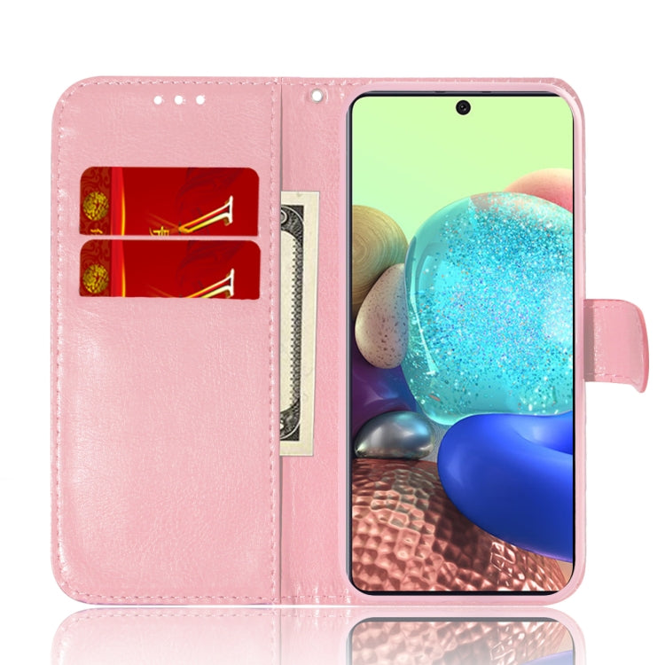 For Samsung Galaxy A71 5G Solid Color Colorful Magnetic Buckle Horizontal Flip PU Leather Case with Holder & Card Slots & Wallet & Lanyard