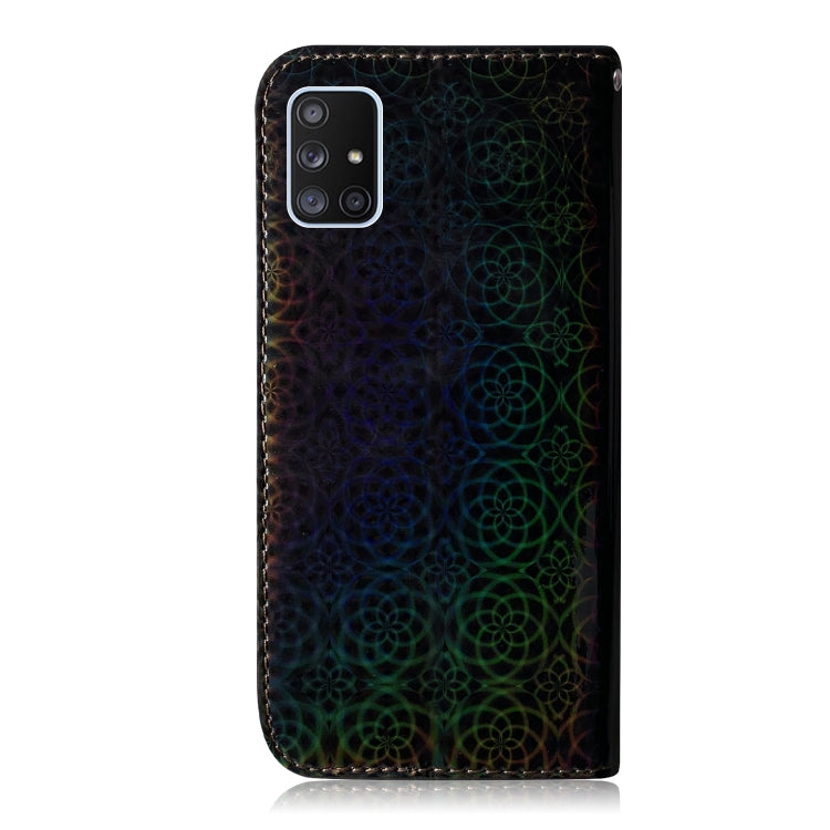 For Samsung Galaxy A71 5G Solid Color Colorful Magnetic Buckle Horizontal Flip PU Leather Case with Holder & Card Slots & Wallet & Lanyard