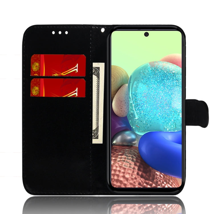 For Samsung Galaxy A71 5G Solid Color Colorful Magnetic Buckle Horizontal Flip PU Leather Case with Holder & Card Slots & Wallet & Lanyard