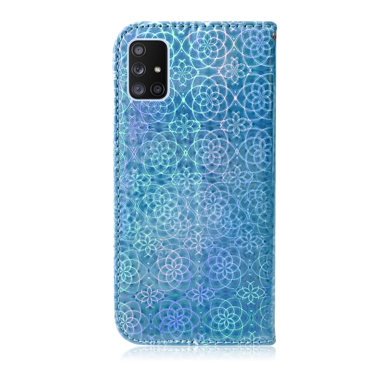 For Samsung Galaxy A71 5G Solid Color Colorful Magnetic Buckle Horizontal Flip PU Leather Case with Holder & Card Slots & Wallet & Lanyard