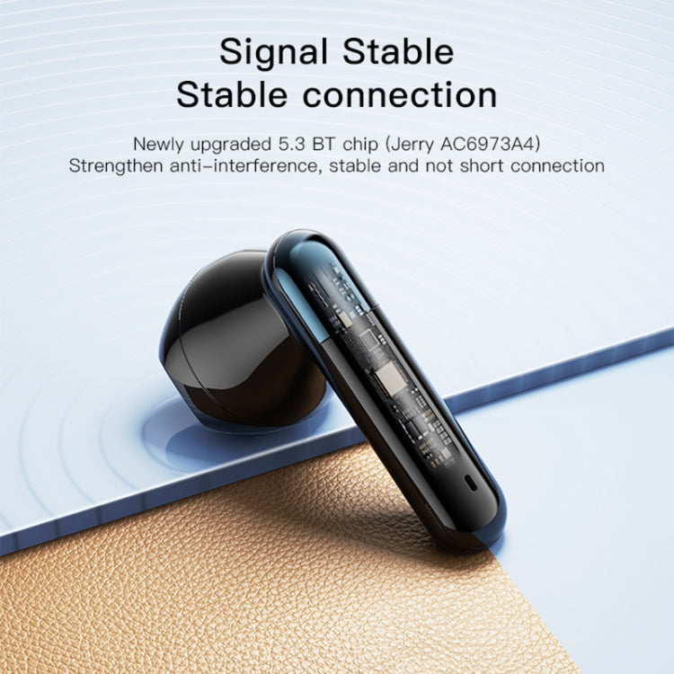 Yesido TWS12 TWS True Wireless Bluetooth Noise Reduction Earphone(Black)