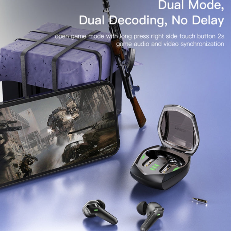 Yesido TWS14 Gaming Wireless Bluetooth Earphone(Black)