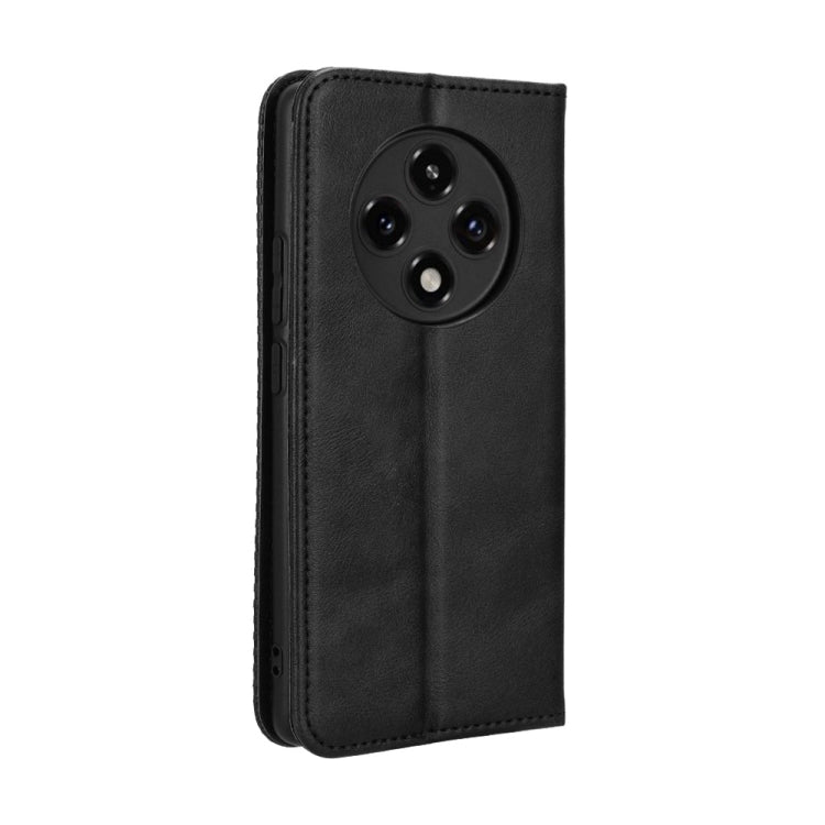 For OPPO A3 Pro 5G Magnetic Buckle Retro Texture Leather Phone Case