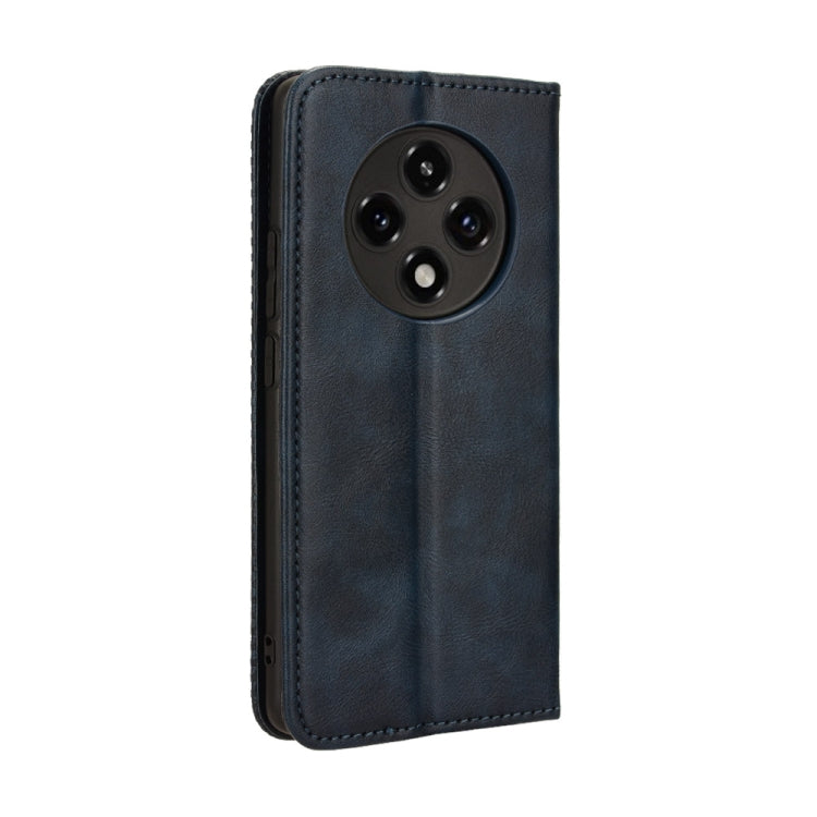 For OPPO A3 Pro 5G Magnetic Buckle Retro Texture Leather Phone Case