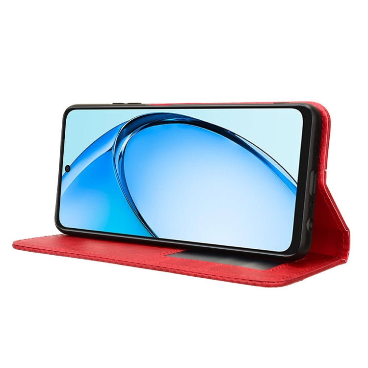 For OPPO A60 4G Magnetic Buckle Retro Texture Leather Phone Case