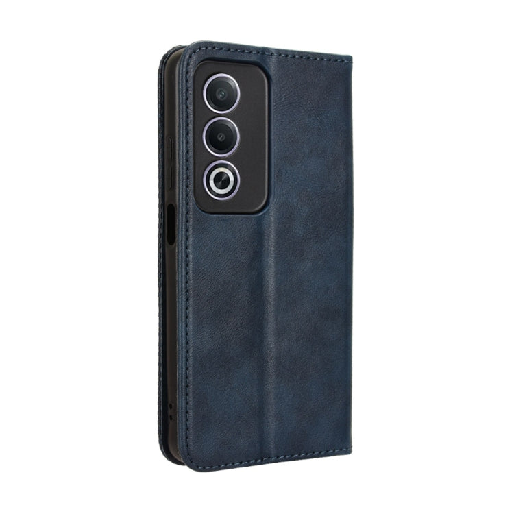For OPPO A3 Pro 5G Global Magnetic Buckle Retro Texture Leather Phone Case
