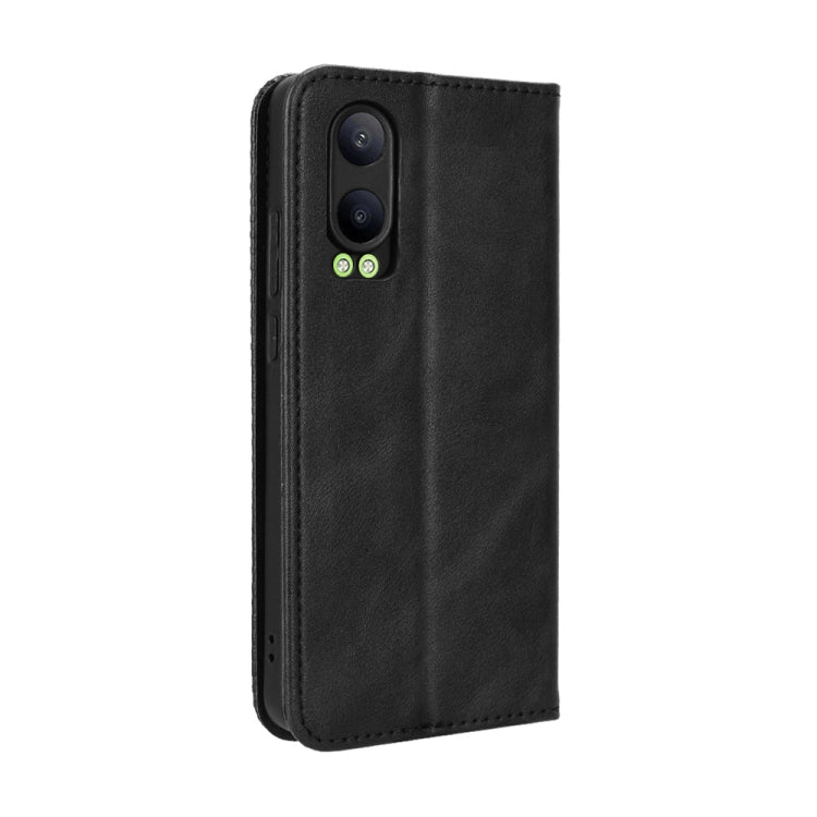 For OPPO K12X 5G / OnePlus Nord CE4 Lite 5G Magnetic Buckle Retro Texture Leather Phone Case