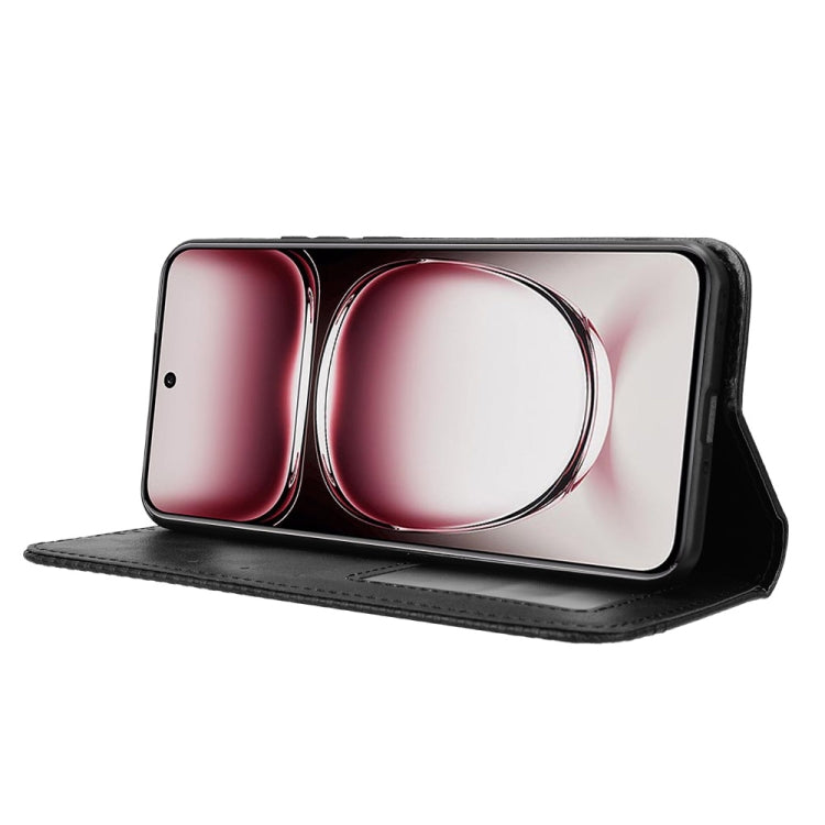 For OPPO Reno12 Pro 5G Global Magnetic Buckle Retro Texture Leather Phone Case