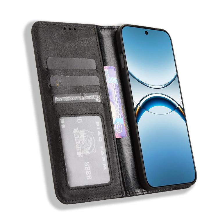 For OPPO Find X8 Magnetic Buckle Retro Texture Leather Phone Case