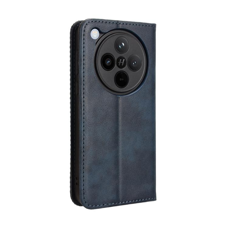 For OPPO Find X8 Magnetic Buckle Retro Texture Leather Phone Case