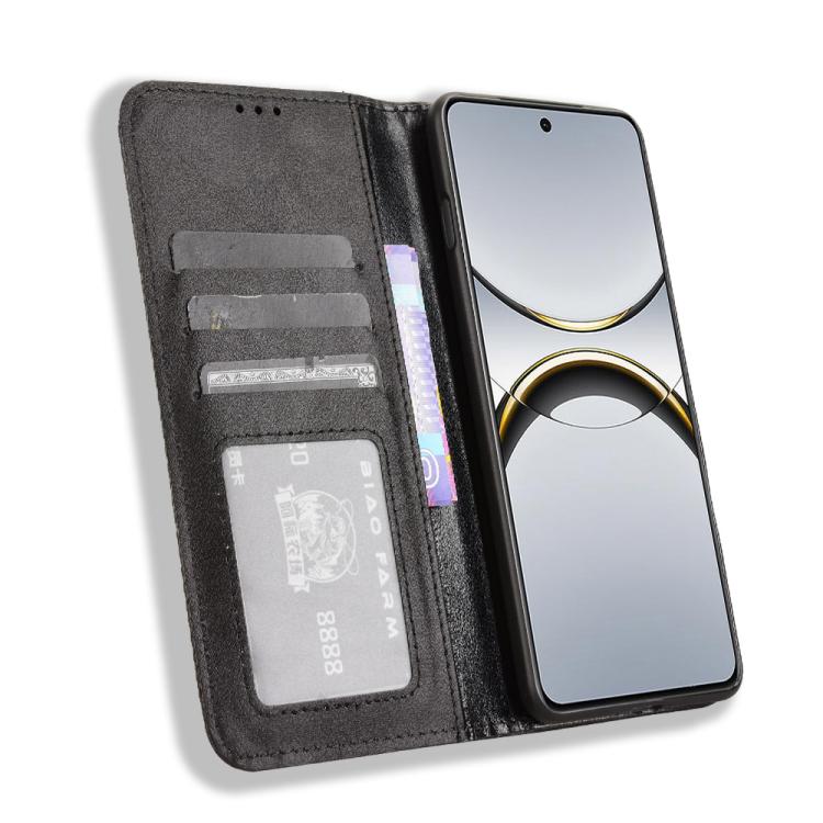 For OPPO Find X8 Pro Magnetic Buckle Retro Texture Leather Phone Case