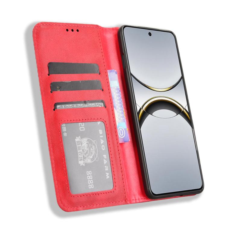 For OPPO Find X8 Pro Magnetic Buckle Retro Texture Leather Phone Case
