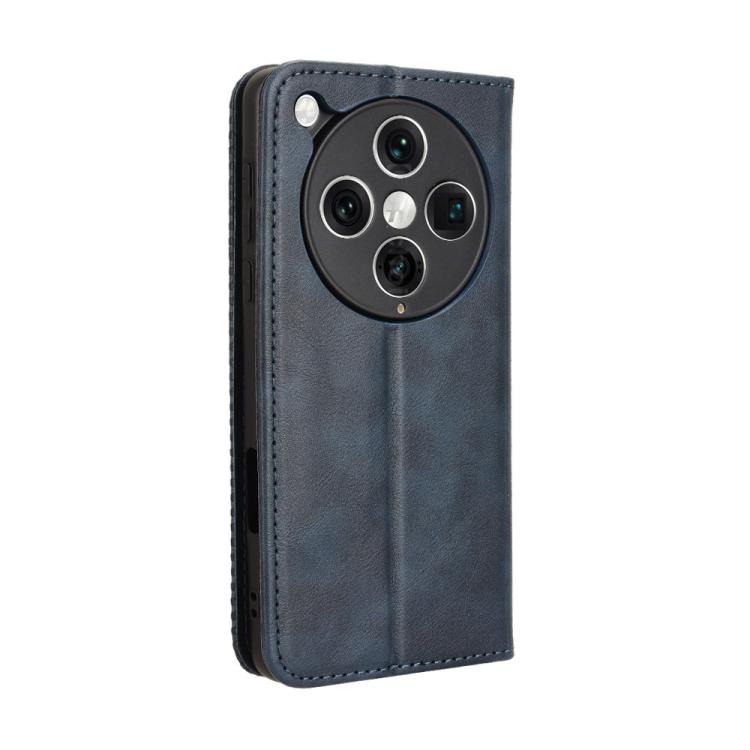 For OPPO Find X8 Pro Magnetic Buckle Retro Texture Leather Phone Case
