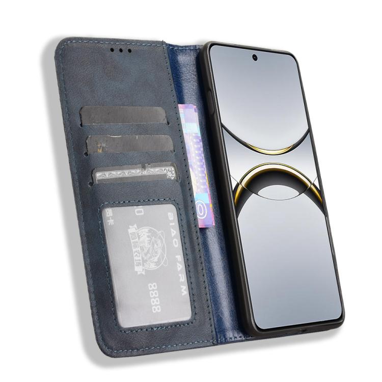For OPPO Find X8 Pro Magnetic Buckle Retro Texture Leather Phone Case
