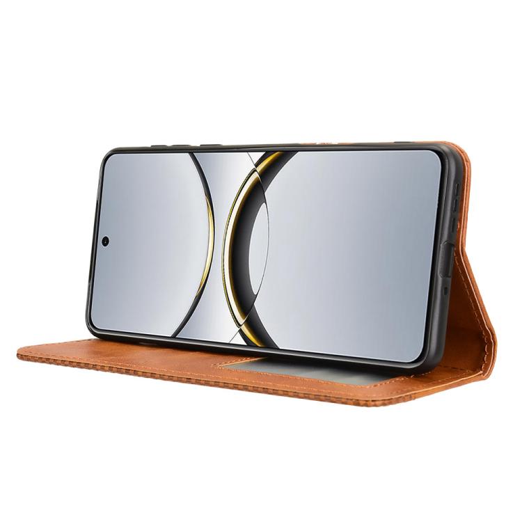 For OPPO Find X8 Pro Magnetic Buckle Retro Texture Leather Phone Case