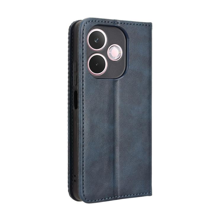 For OPPO A5 Pro Global Magnetic Buckle Retro Texture Leather Phone Case