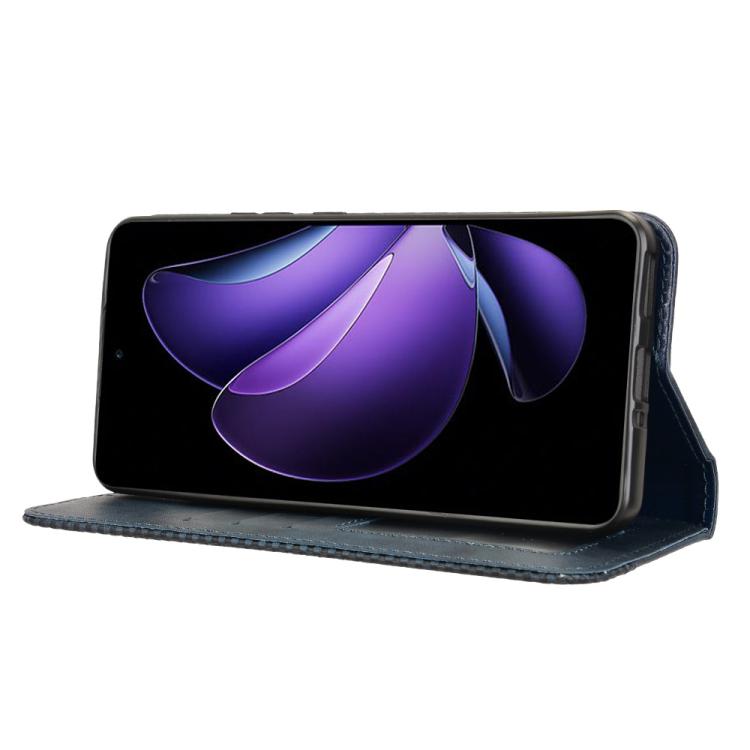 For OPPO Reno13 F 4G / 5G Magnetic Buckle Retro Texture Leather Phone Case