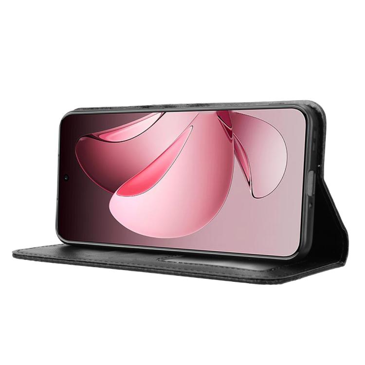 For OPPO Reno13 Pro 5G Global Magnetic Buckle Retro Texture Leather Phone Case