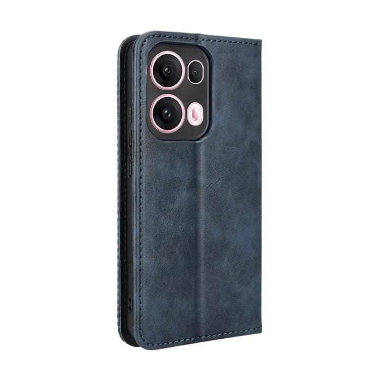 For OPPO Reno13 Pro 5G Global Magnetic Buckle Retro Texture Leather Phone Case