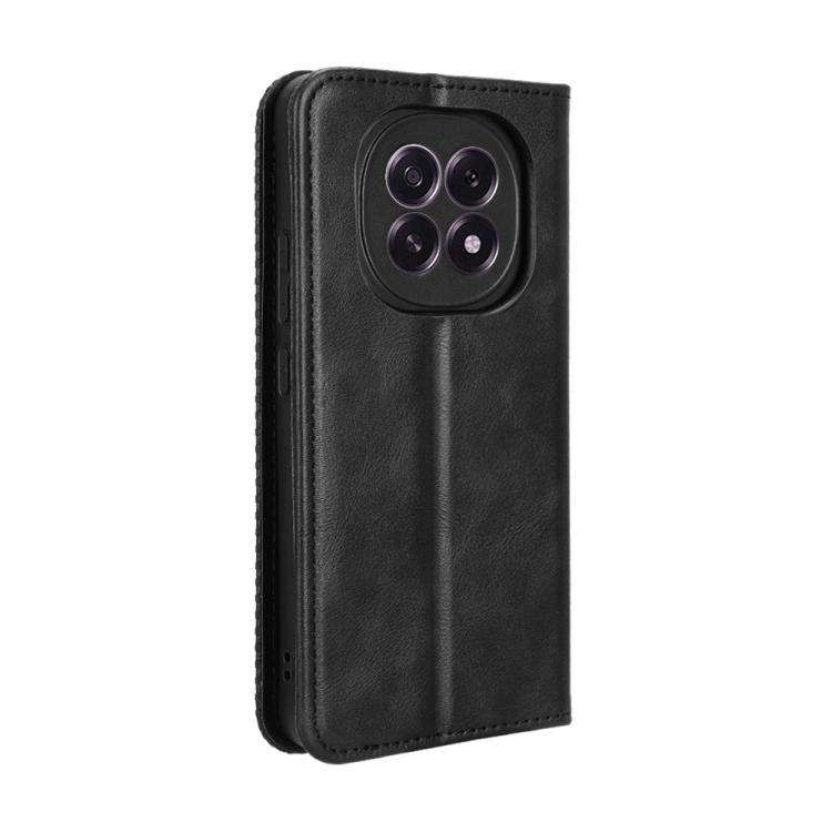 For OPPO F29 5G Global Magnetic Buckle Retro Texture Leather Phone Case