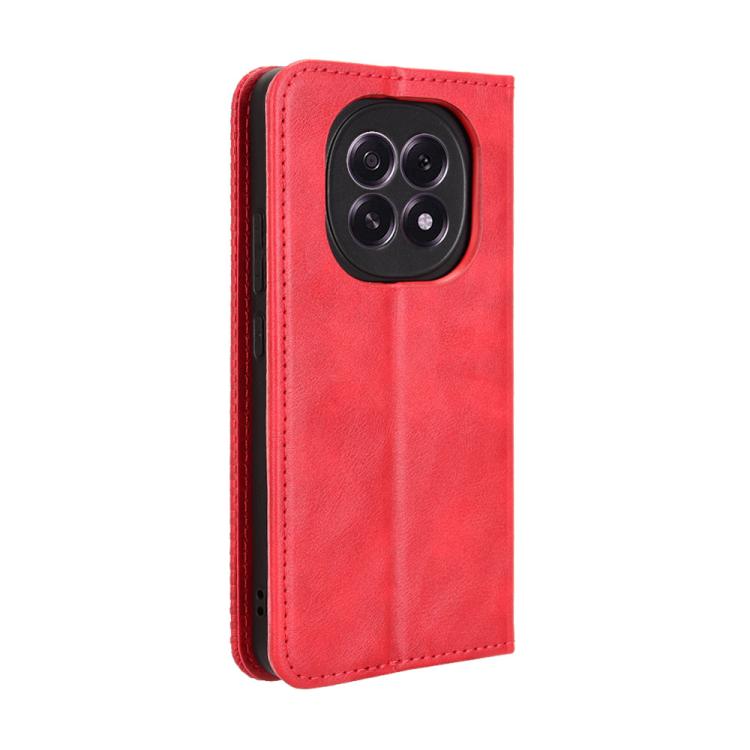 For OPPO F29 5G Global Magnetic Buckle Retro Texture Leather Phone Case