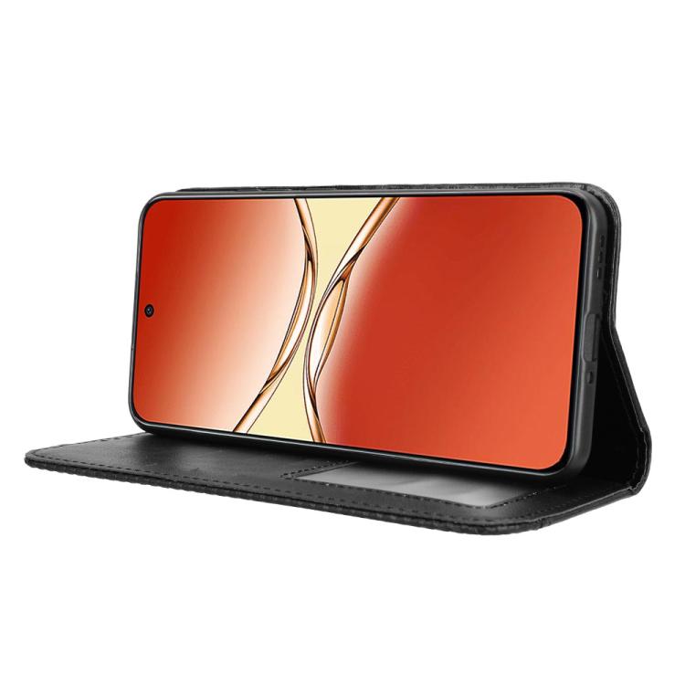 For OPPO F29 Pro 5G Magnetic Buckle Retro Texture Leather Phone Case