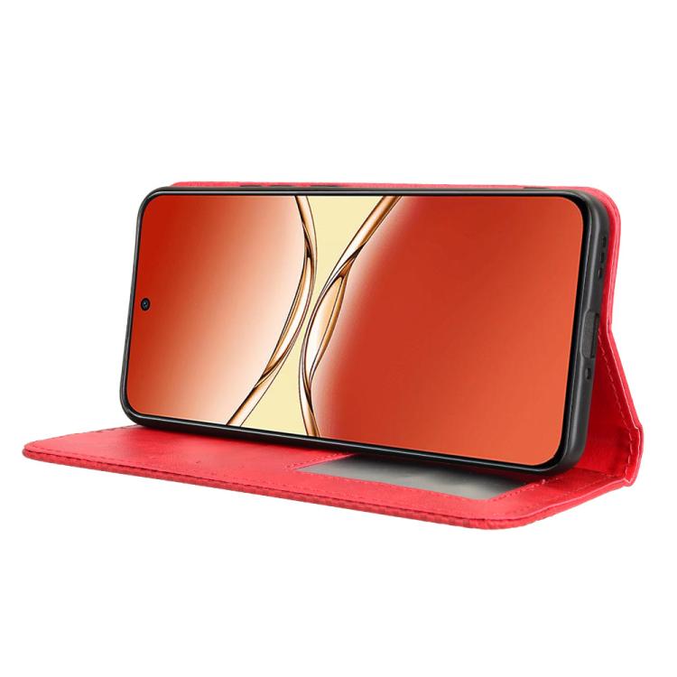 For OPPO F29 Pro 5G Magnetic Buckle Retro Texture Leather Phone Case