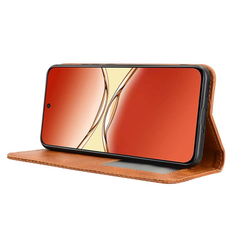 For OPPO F29 Pro 5G Magnetic Buckle Retro Texture Leather Phone Case