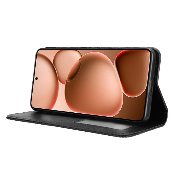 For OPPO Find X8 Ultra 5G Magnetic Buckle Retro Texture Leather Phone Case