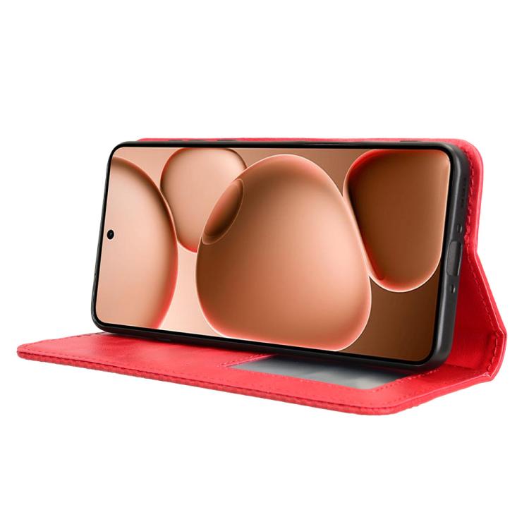 For OPPO Find X8 Ultra 5G Magnetic Buckle Retro Texture Leather Phone Case