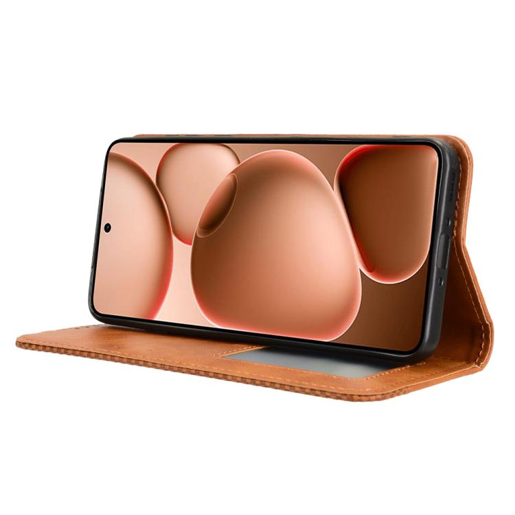 For OPPO Find X8 Ultra 5G Magnetic Buckle Retro Texture Leather Phone Case