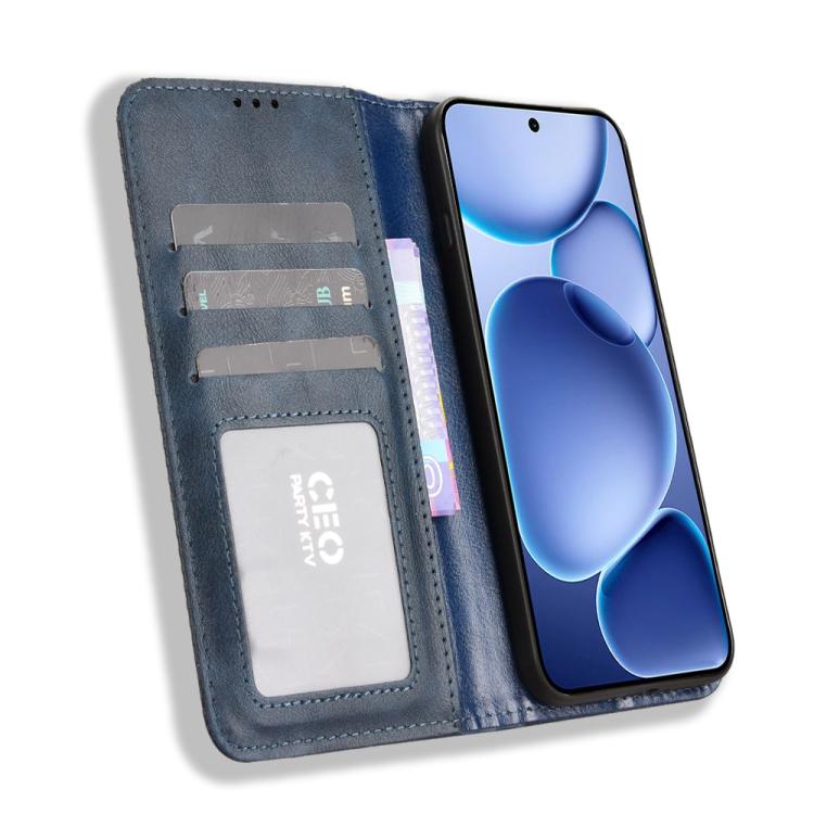 For OPPO Find X8s 5G Magnetic Buckle Retro Texture Leather Phone Case