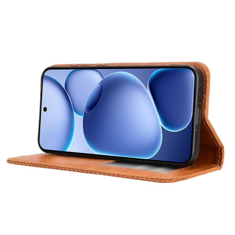 For OPPO Find X8s 5G Magnetic Buckle Retro Texture Leather Phone Case